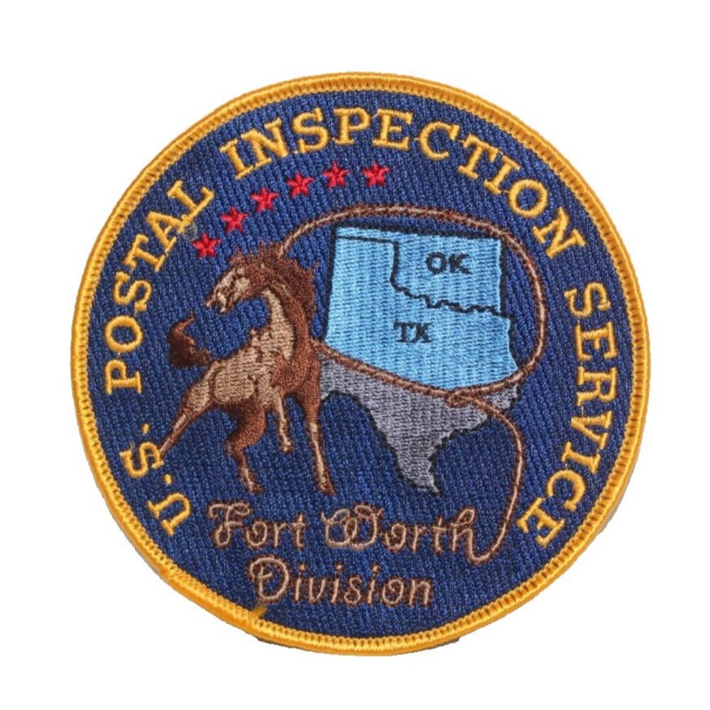 US Postal Inspection Service Ft Worth Division Iron-on Patch